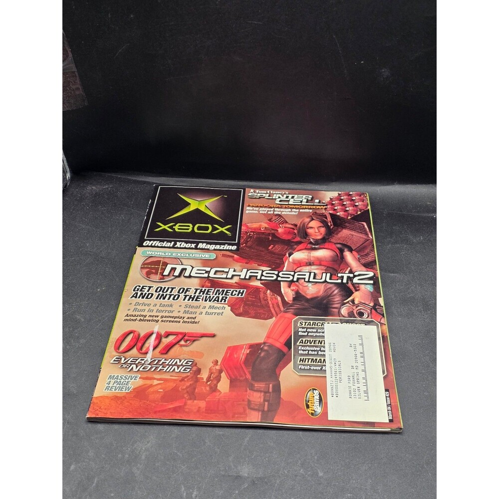 Official Xbox Magazine March 2004 Issue #29 MechAssault 2 Splinter Cell 007 Xbox